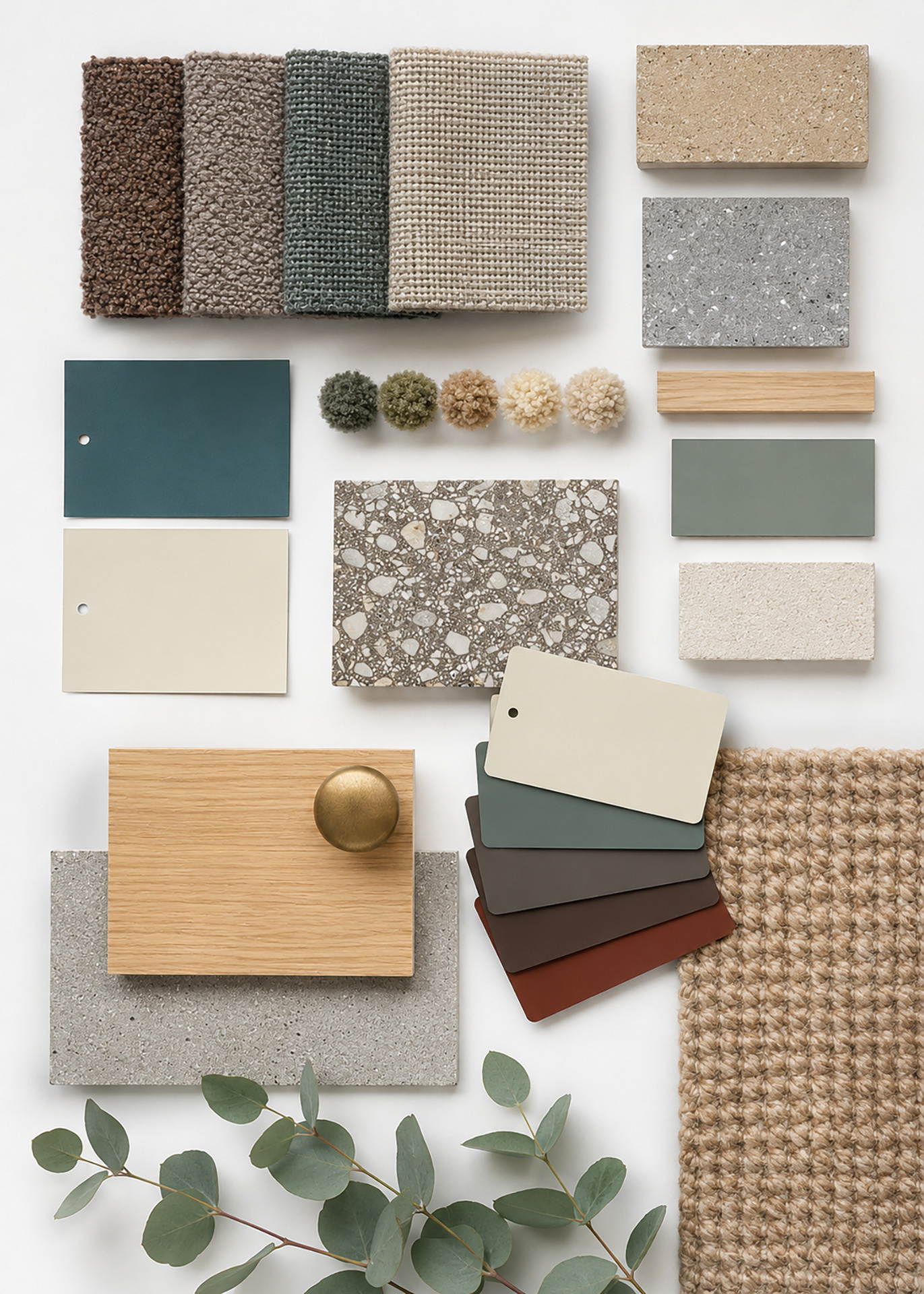 Gestalten mit Farbe und Materialien