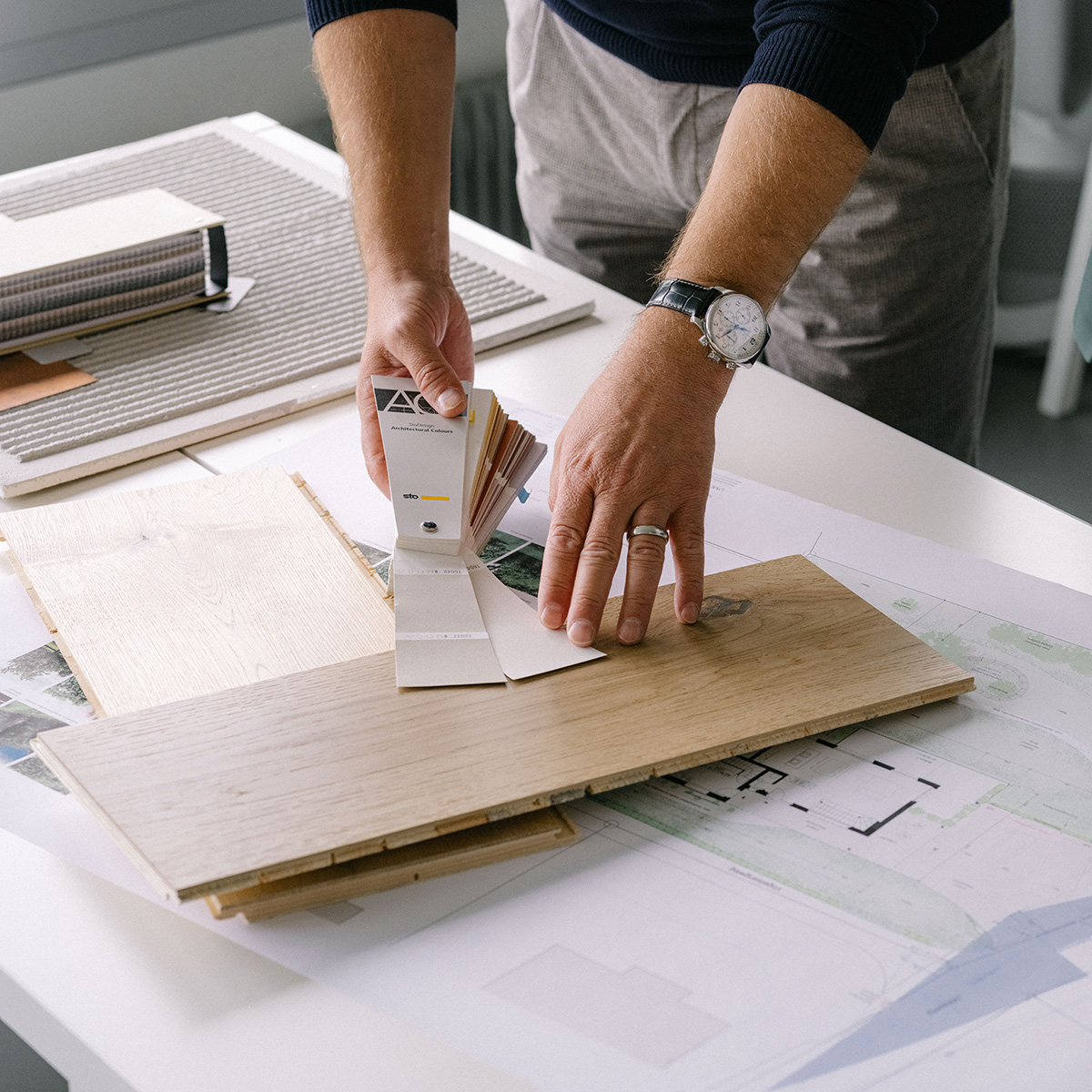 Gestaltungsarchitekten mit Materialkenntnissen